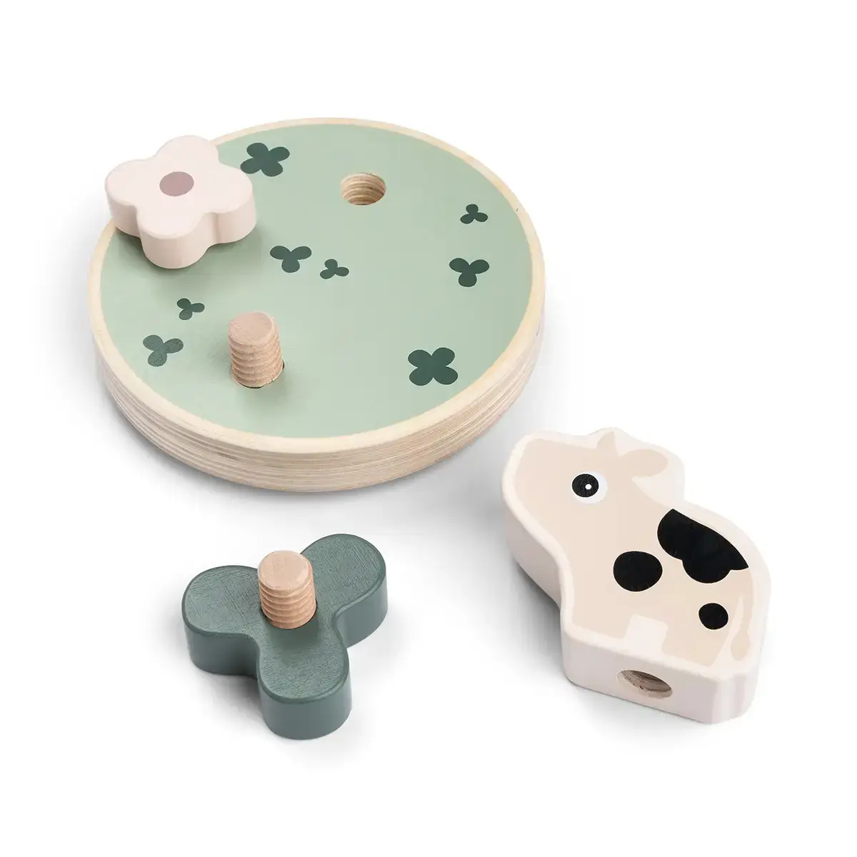Montessori Schraubspielzeug für Babys Done by Deer Dotti