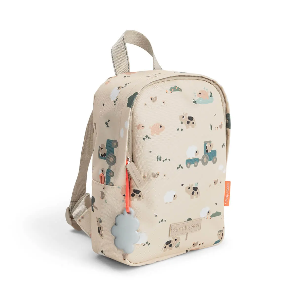 Done By Deer Kinderrucksack Tiny Farm 4L, Sand - Bild 4