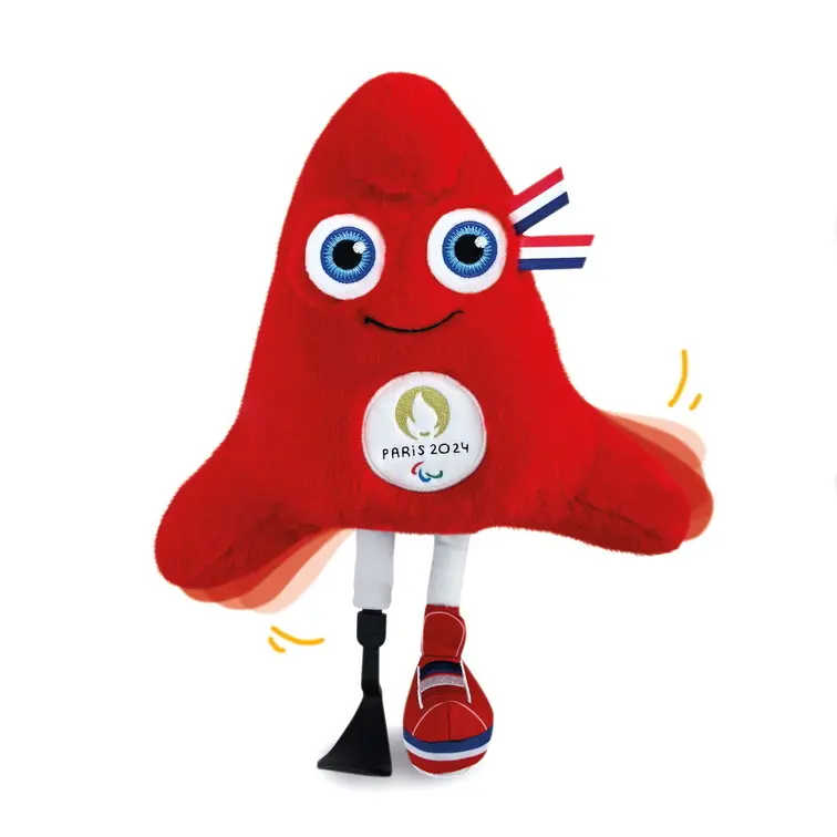 Peluche Mascotte Officielle Jeux Paralympiques Paris 2024 Premium 33 cm Peluche Mascotte Officielle Jeux Paralympiques Paris 2024 Premium 33 cm