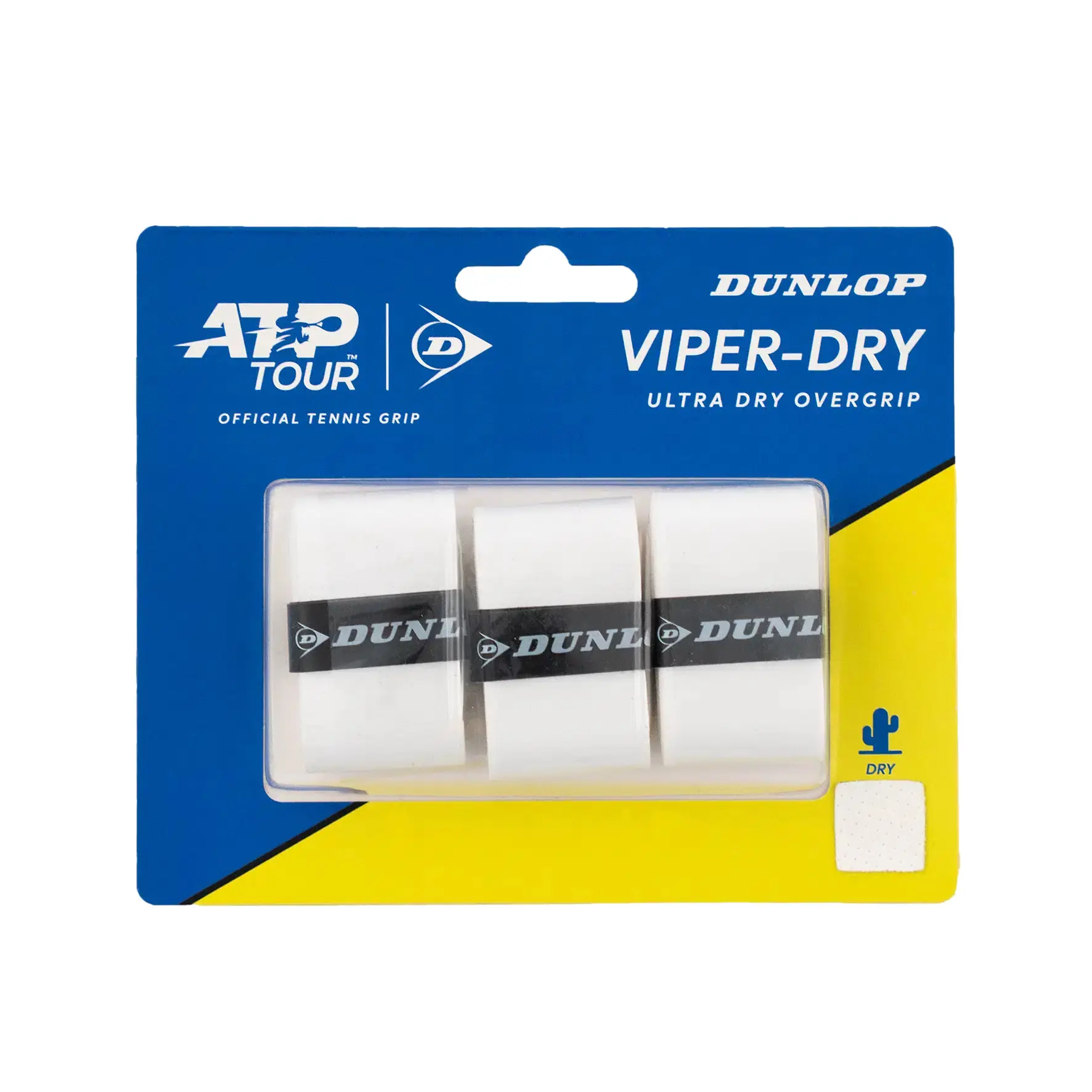 Tennis Overgrip Dunlop ATP Viper-Dry (x3)