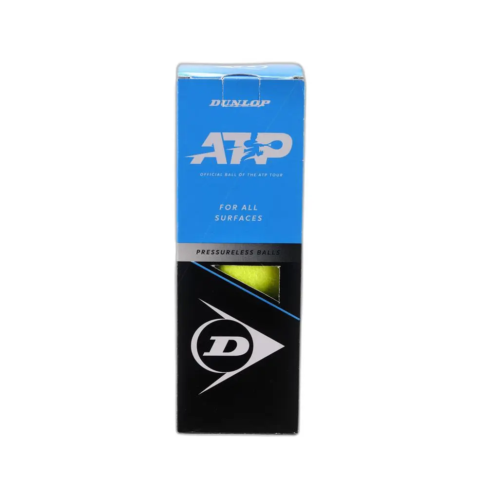 Set di 3 palline da tennis Dunlop Atp Pressureless