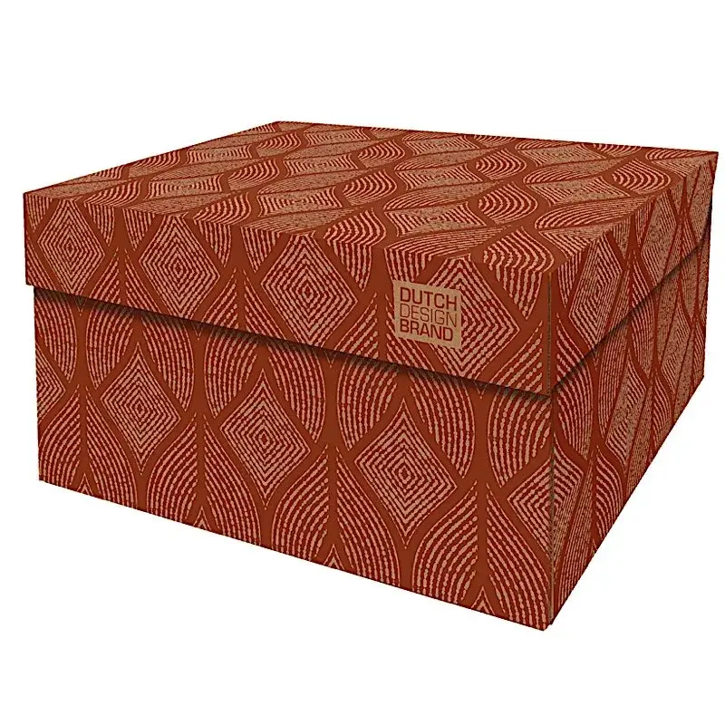 Boîte de rangement en carton Dutch Design Brand Cordoba Terra