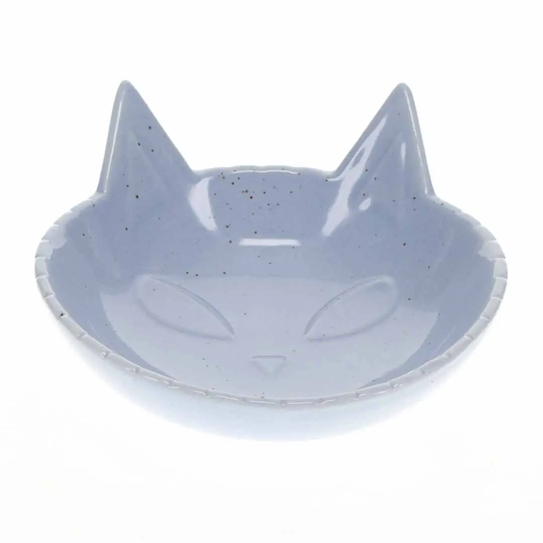 Duvoplus Bleu Kitty-Kopf-Futterspender Stone