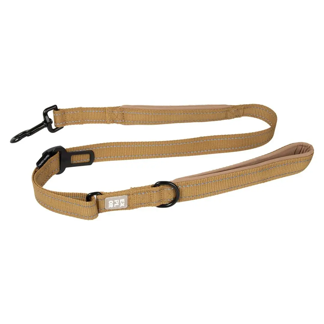duvoplus EXPLOR Ultimate Fit leiband On-The-Road Classic voor honden 130cm-16mm honey gold