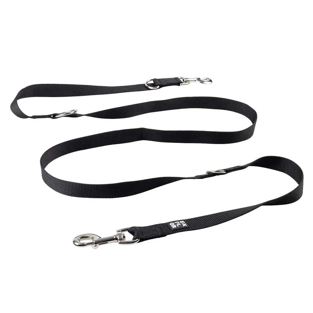 Duvoplus Noir Hundeleine Duo Classic 240 Cm