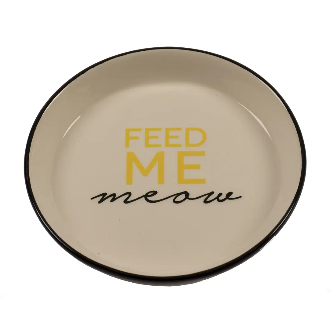 Ciotola per gatti Duvoplus Stone Feed Me Meow