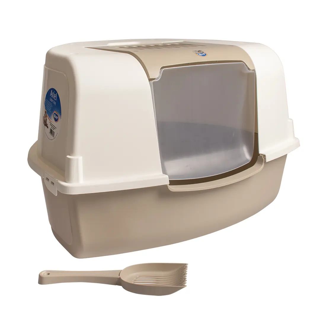 Duvoplus Braun Katzentoilette Mit Filter Ariel