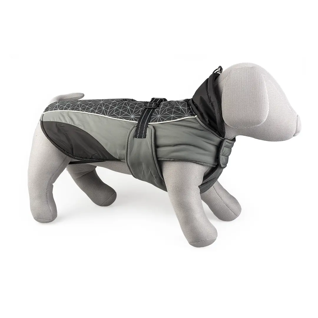 Duvoplus Schwarz Hundemantel Hi Vis Casual L