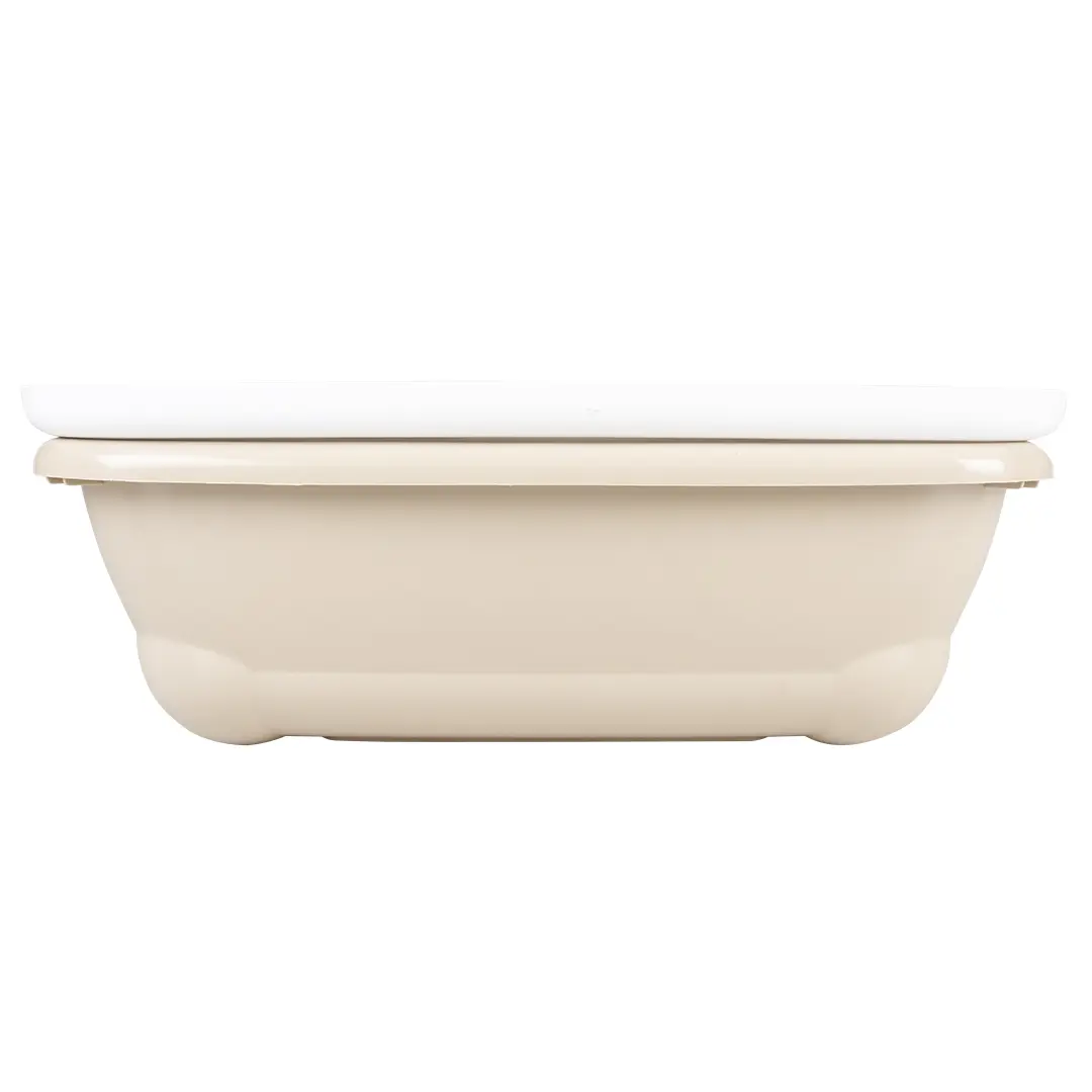 Duvoplus Braun Katzentoilette Mit Rand Birba S