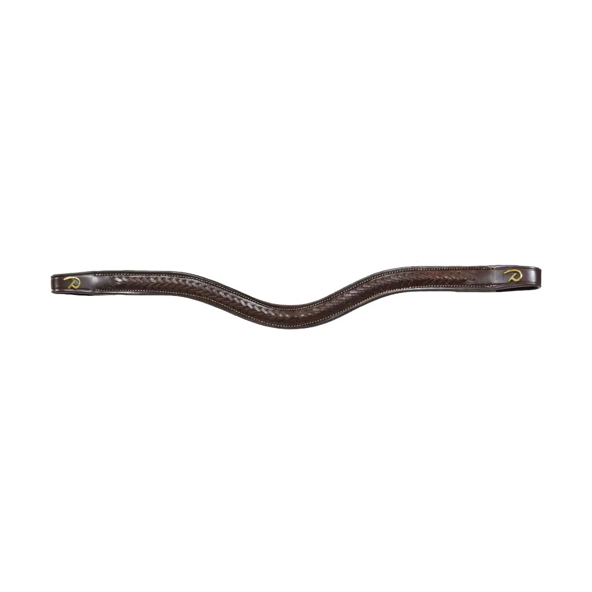 Braided V-shaped browband for horse Dy'on D Collection