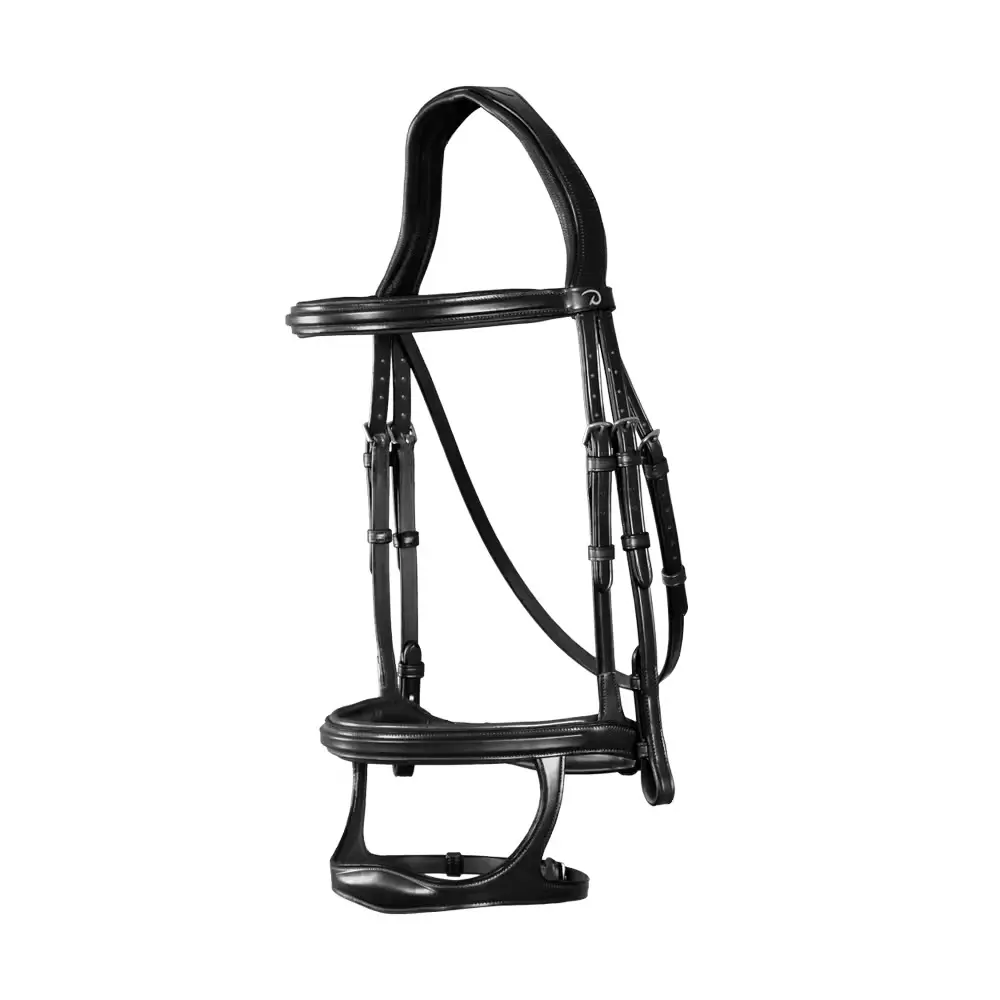 Combined riding bridle and noseband Dy'on New English Collection