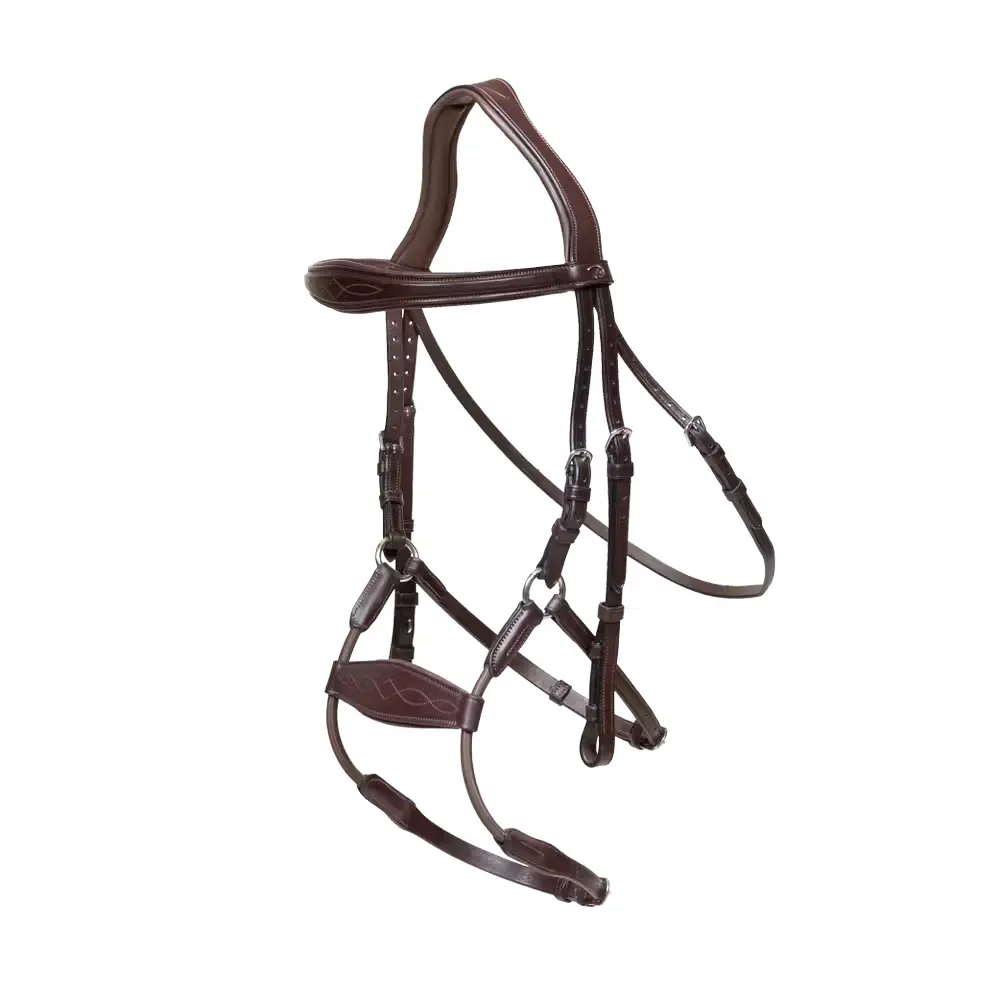 Combined anatomic noseband bridle Dy'on NE coll