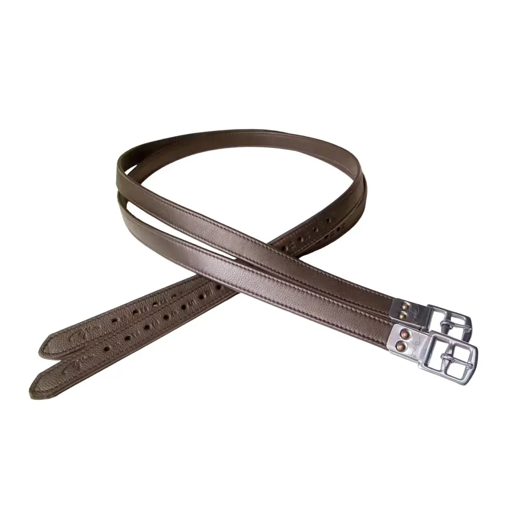 Leather riding stirrup leathers Dy'on 145
