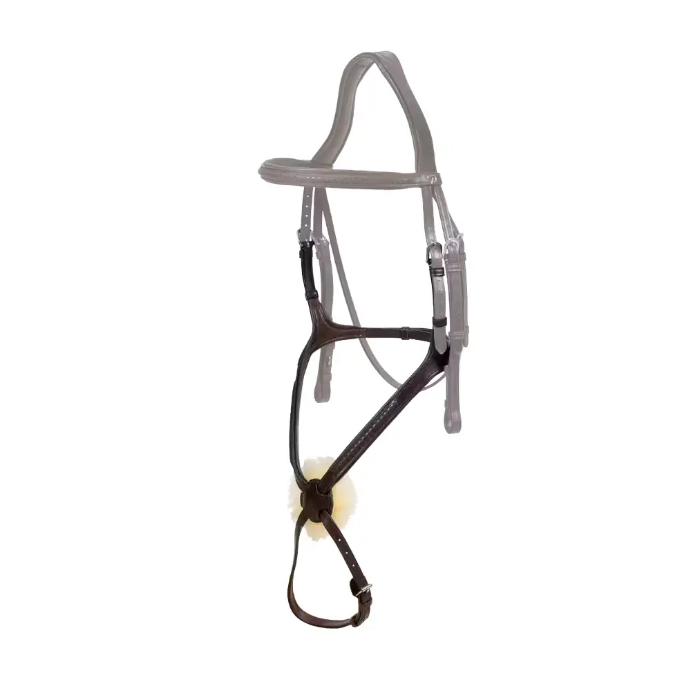 Braided cross noseband for horse Dy'on