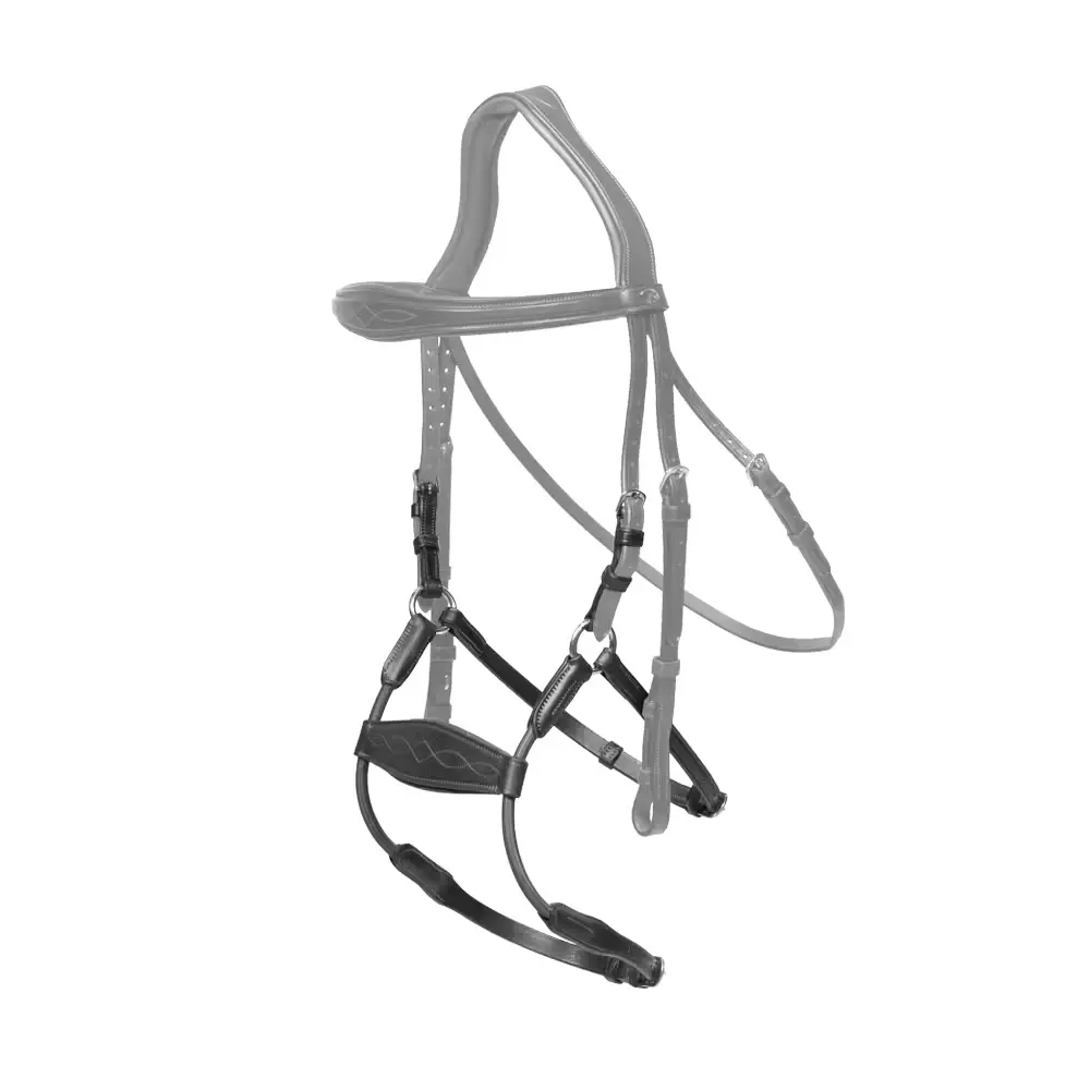 Elastic horse noseband Dy'on Hybride
