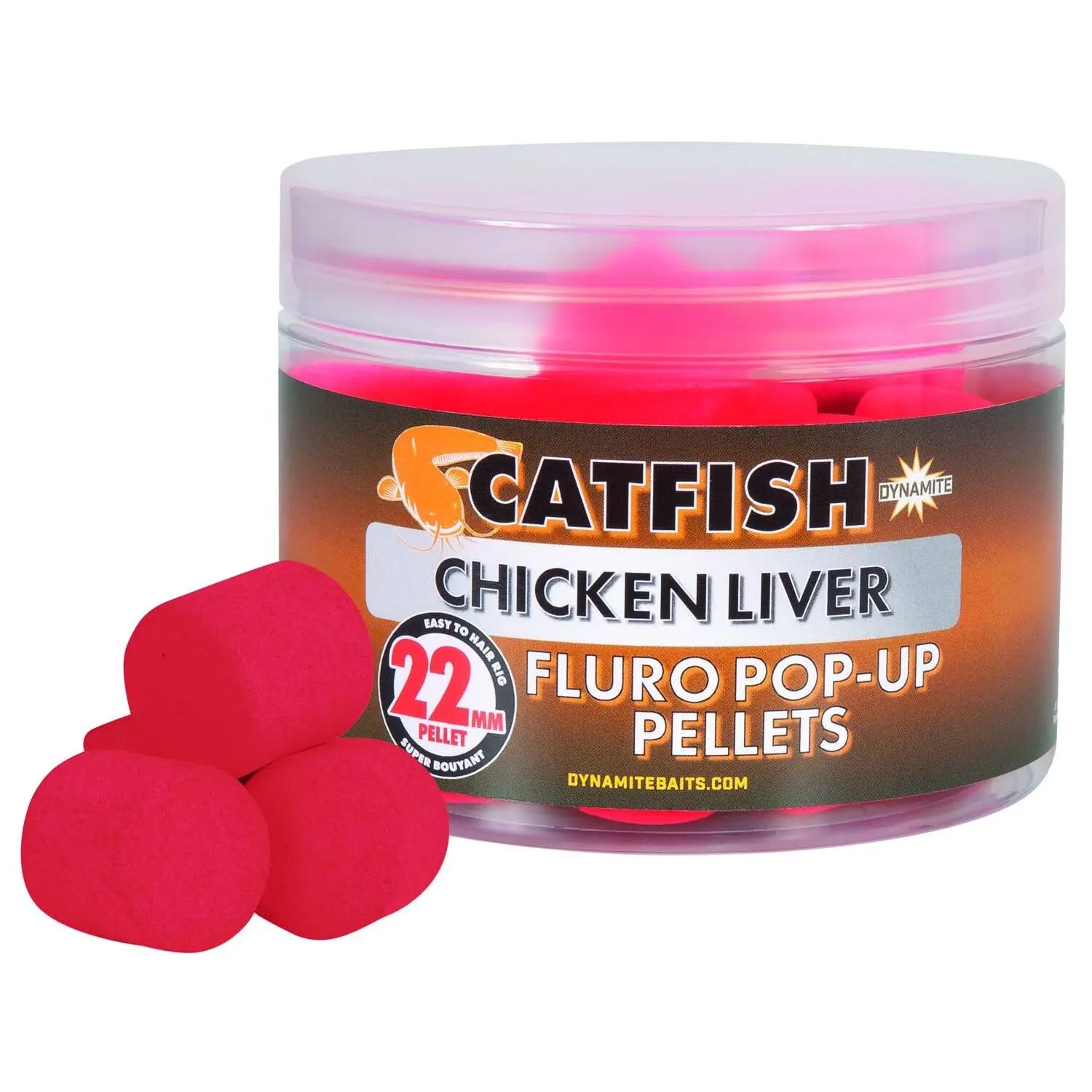 Drijvende boilies Dynamite Baits Chicken Liver Fluro Pop-up