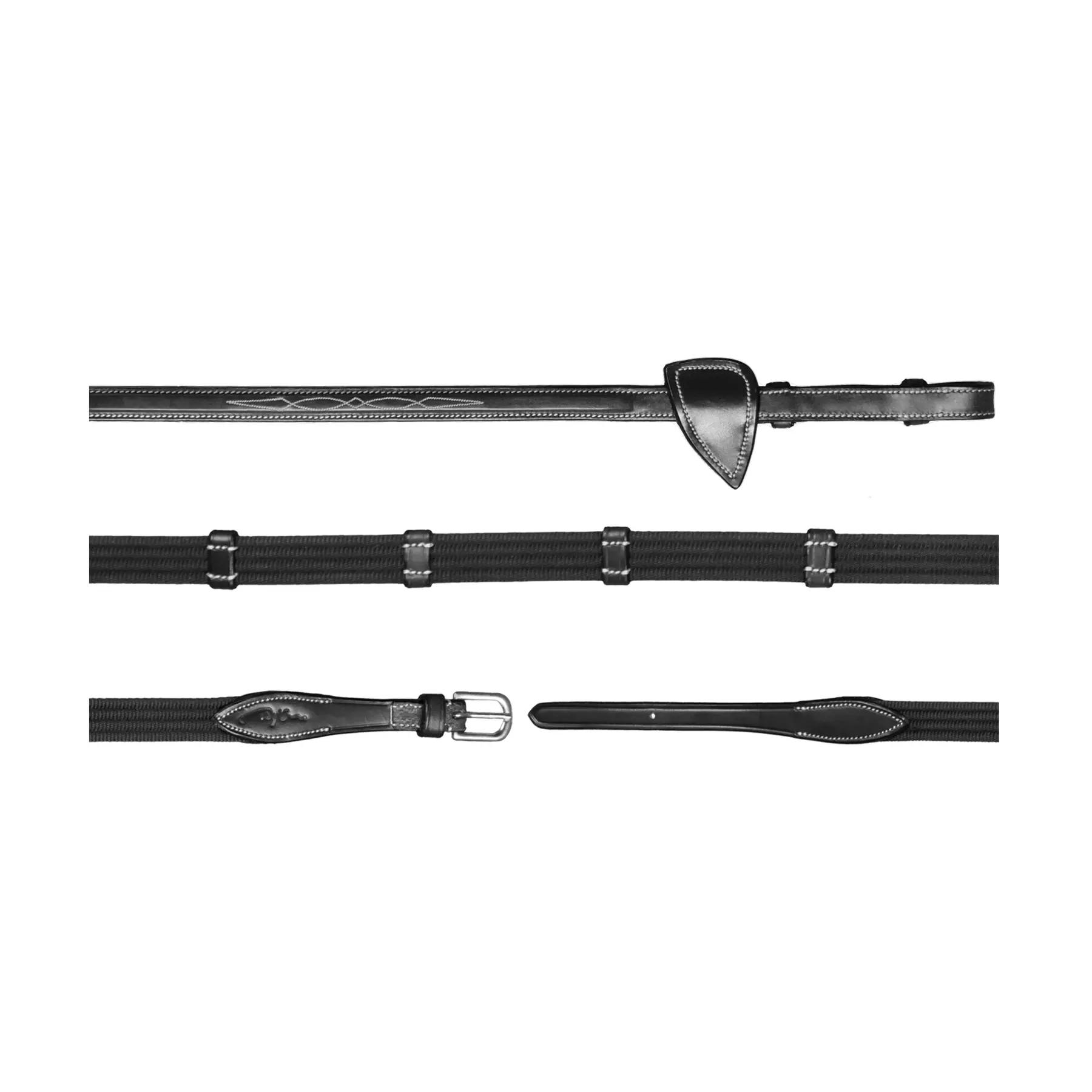 5/8 Fabric reins with 9 stops Dy'on