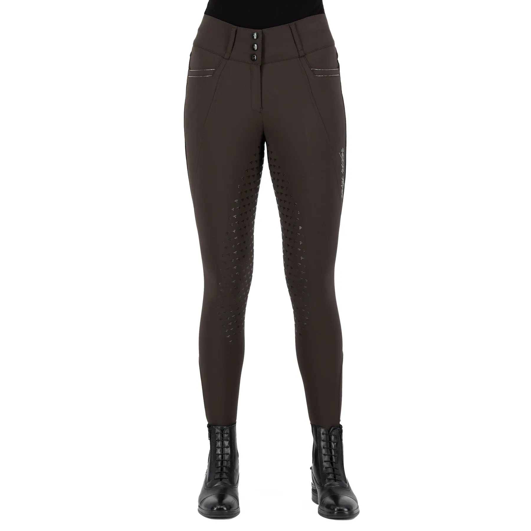 Pantaloni da equitazione full grip da donna Easy Rider Amara