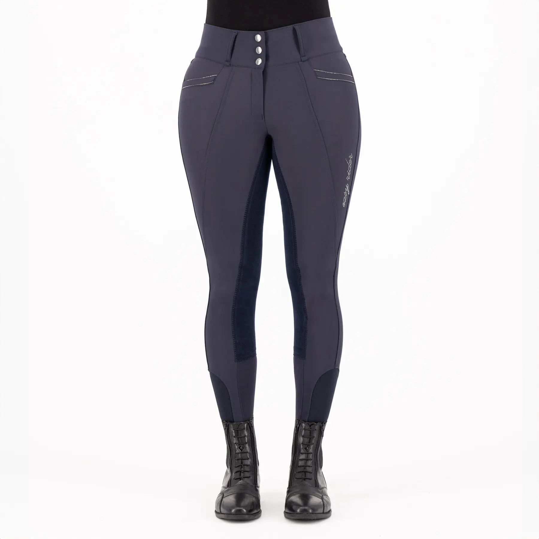 Pantaloni da equitazione full grip da donna Easy Rider Amara
