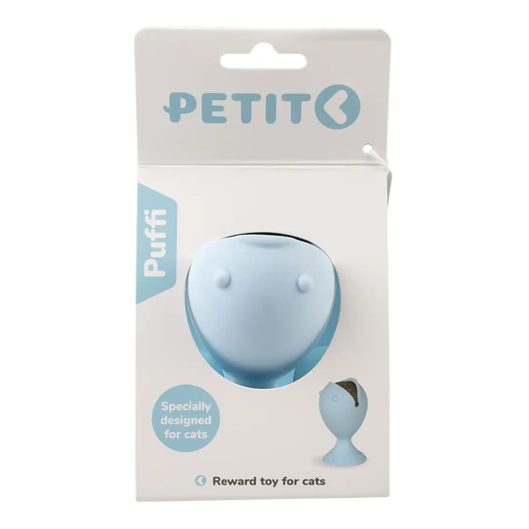 Gioco per gatti con palla d'erba Ebi Puffi