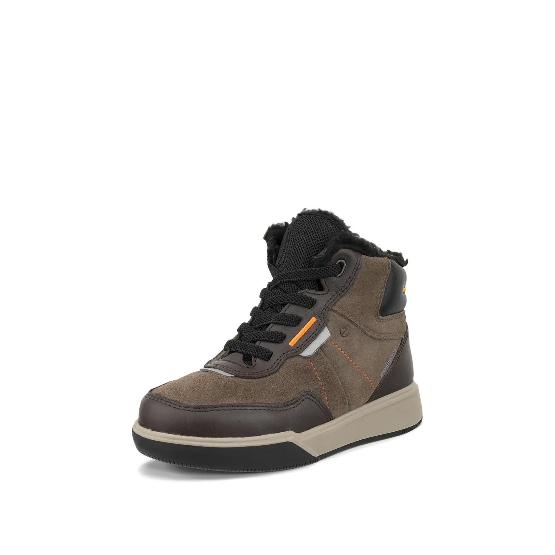 Lederbasket Schuhe Kinder Ecco Street Court Sporty