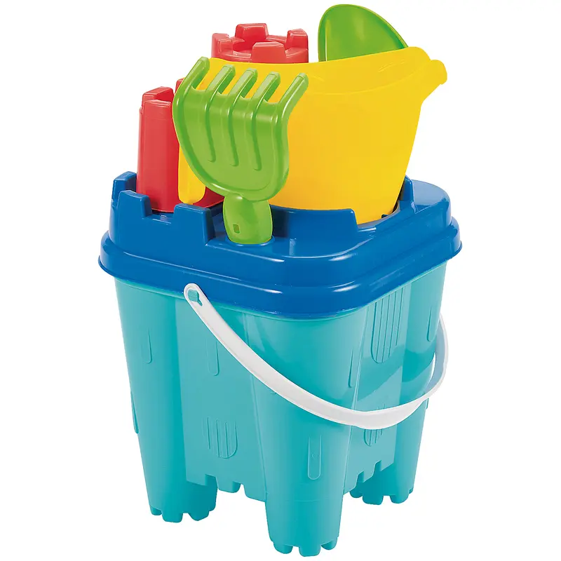 Jeux de plage seau garni chateau Ecoiffier