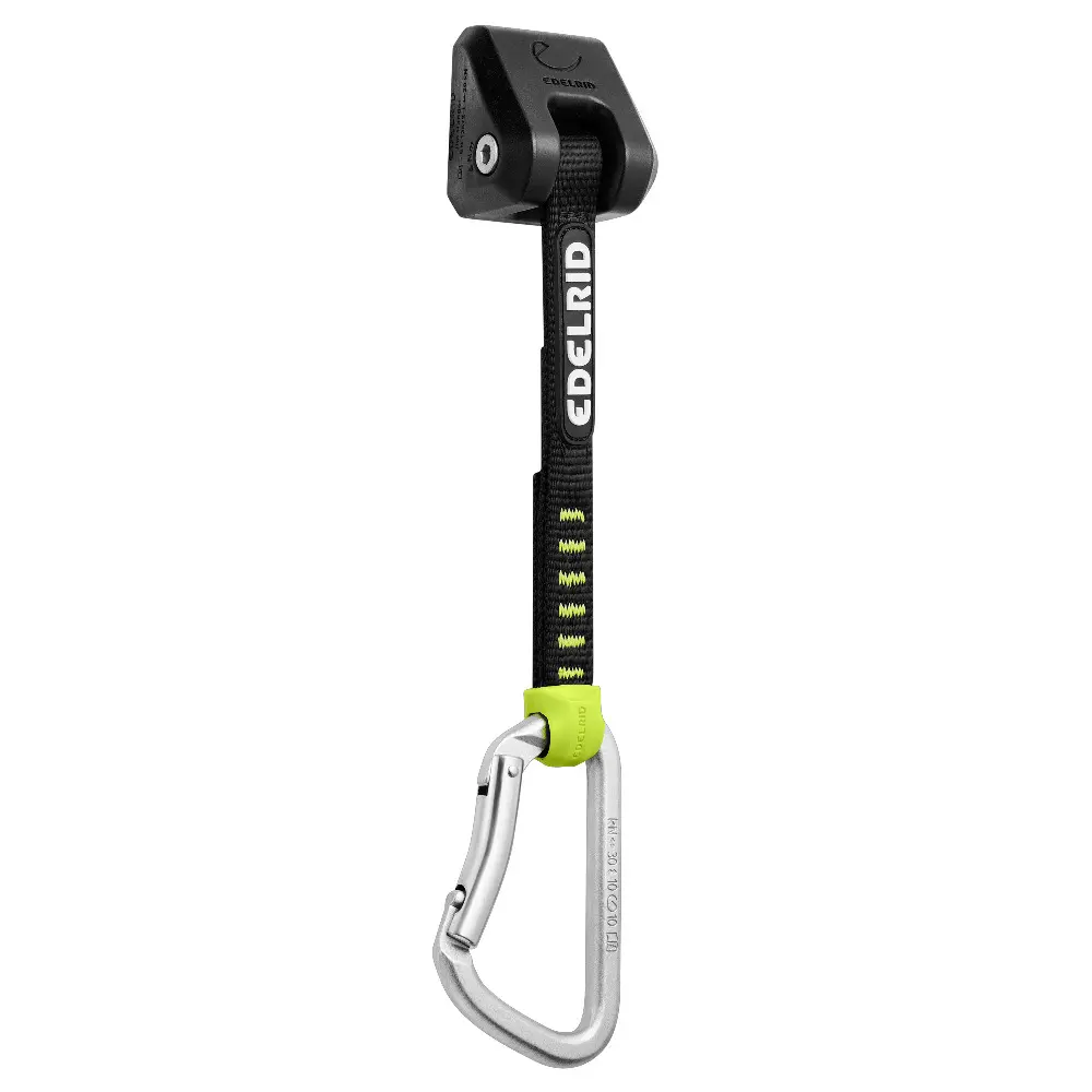 Kletterkarabiner und Expressschlinge Edelrid Jim Steel II (x5)