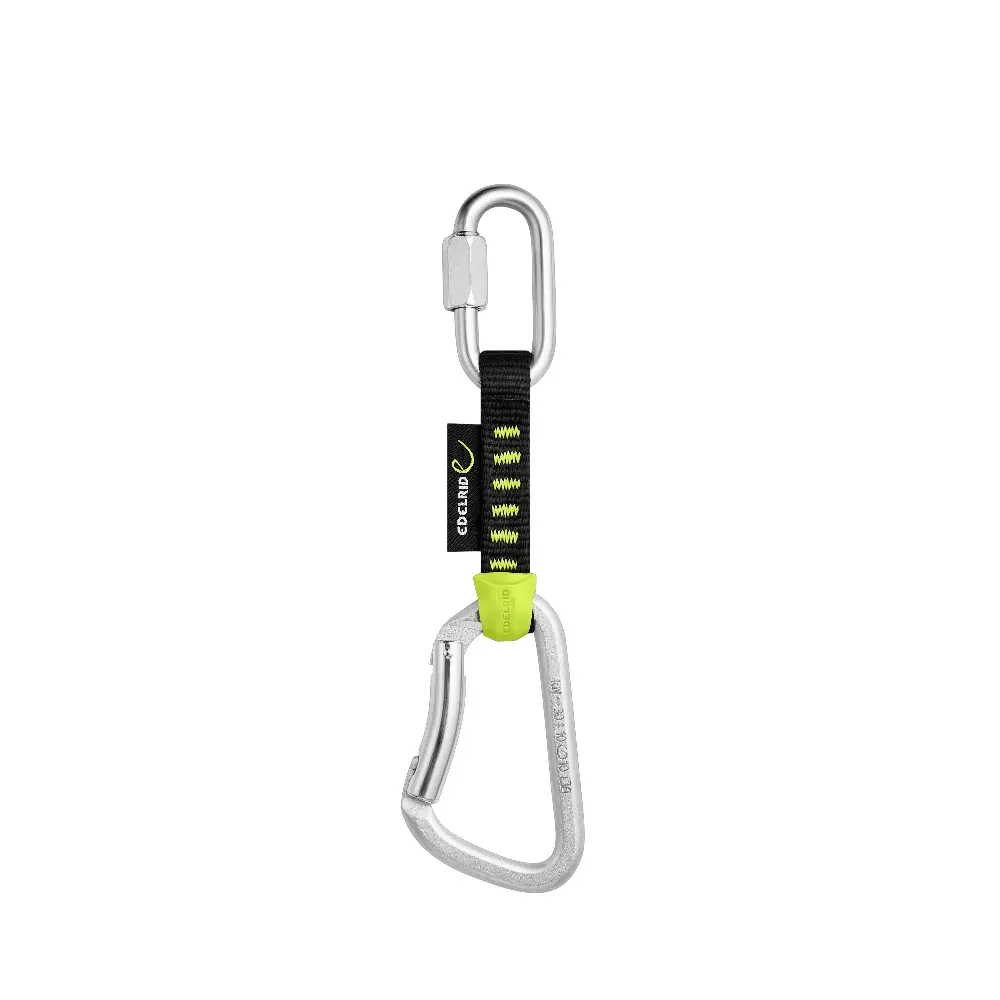 Kletterkarabiner und Expressschlinge Edelrid Jim Steel Bent II (x5)