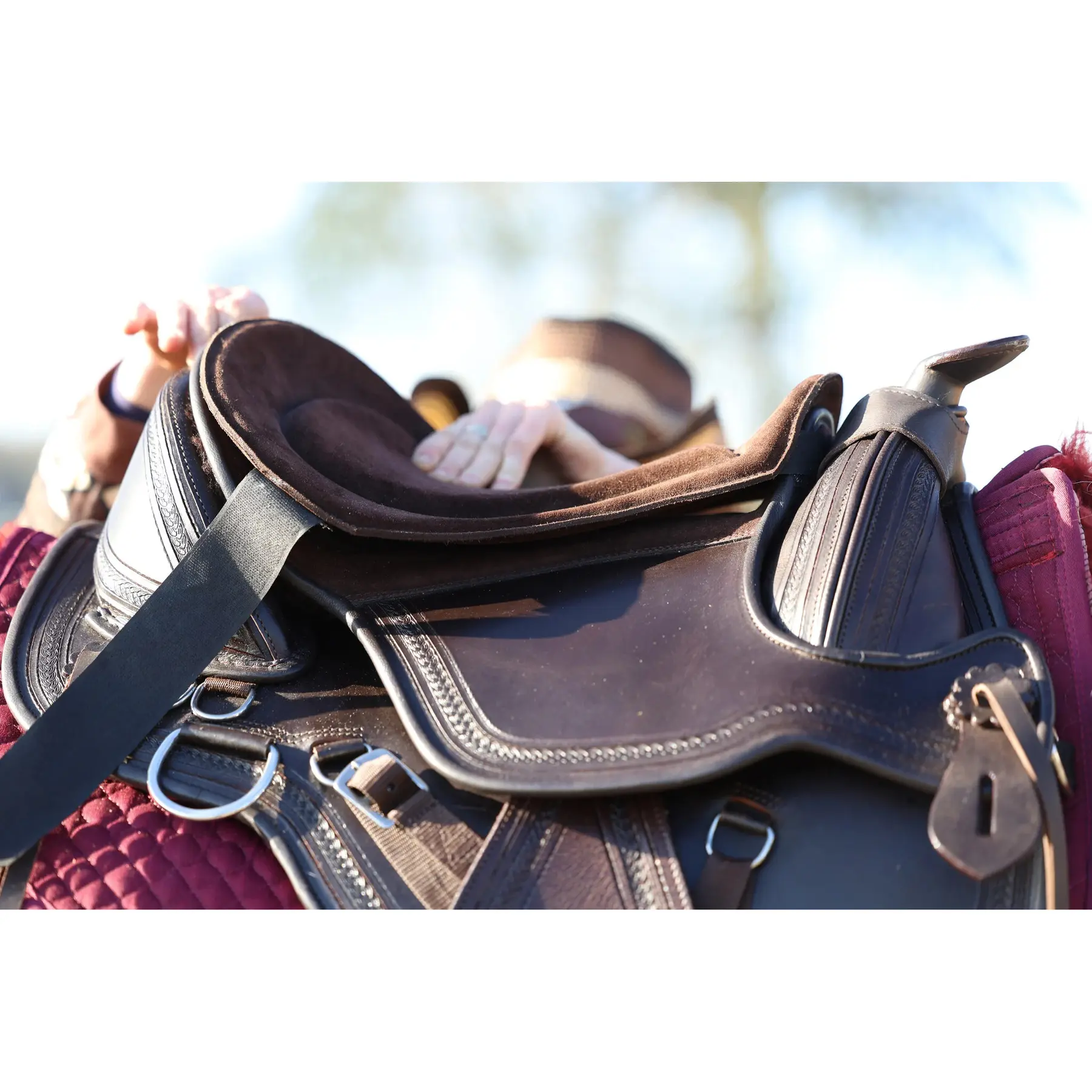 Riding seat cover Edix Saddles Hip Saver
