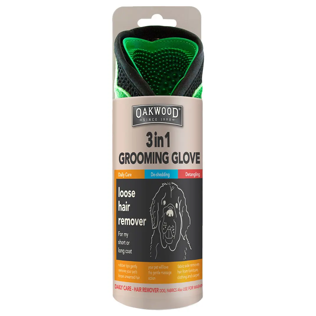 Gant de toilette pour chien Edix Saddles Oakwood