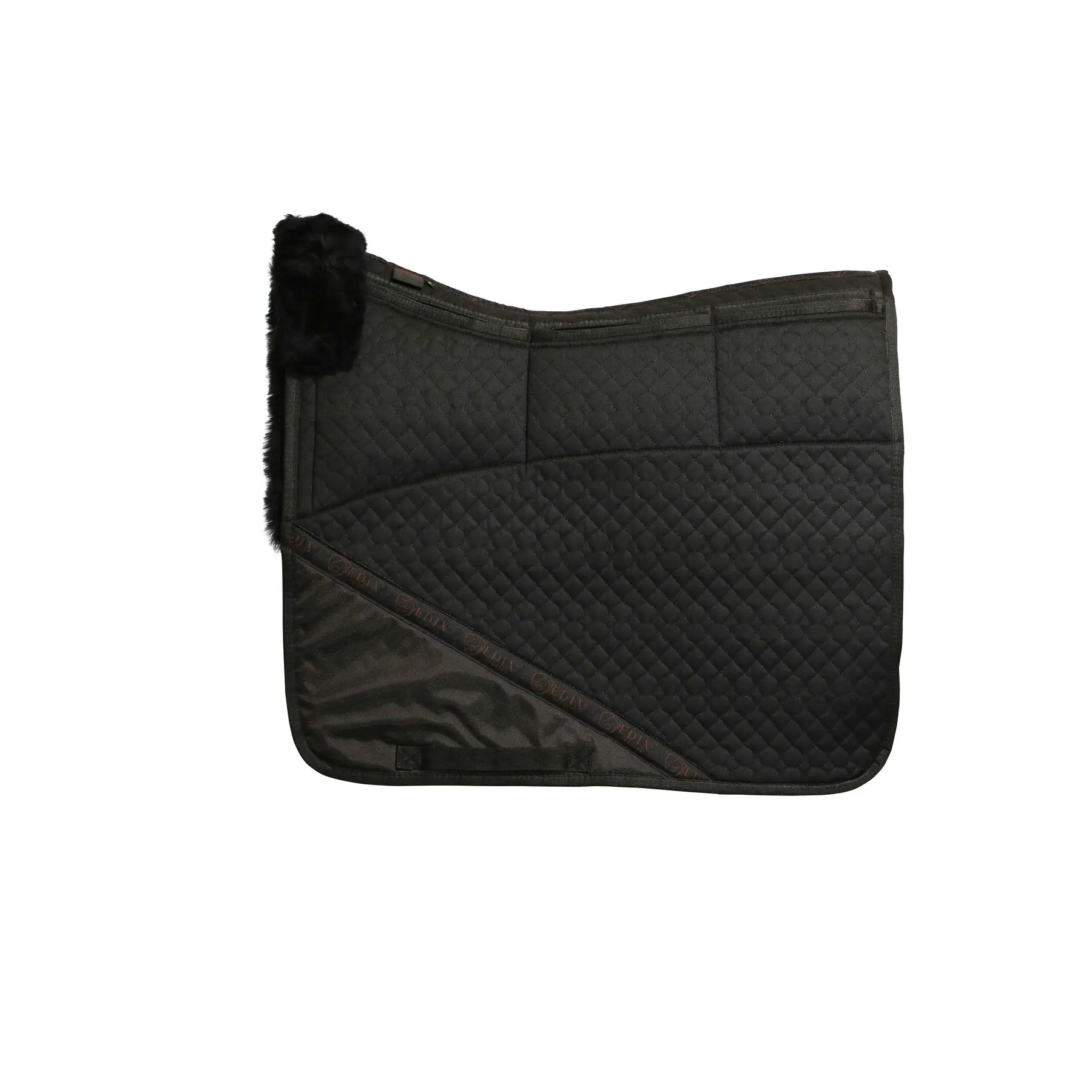 Merino Dressur Schabracke mit 8 Taschen Edix Saddles