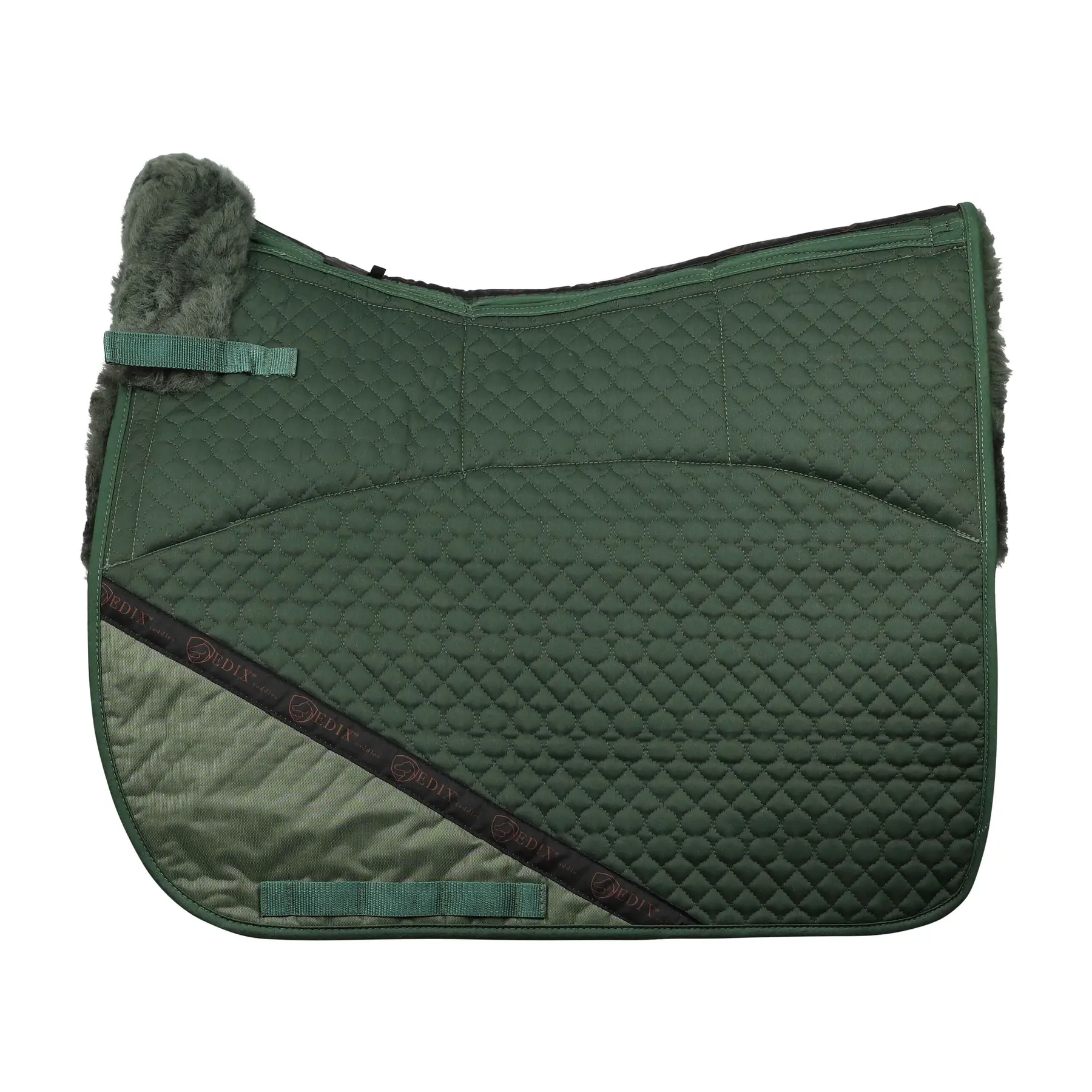 Merino Dressur Schabracke mit 8 Taschen Edix Saddles