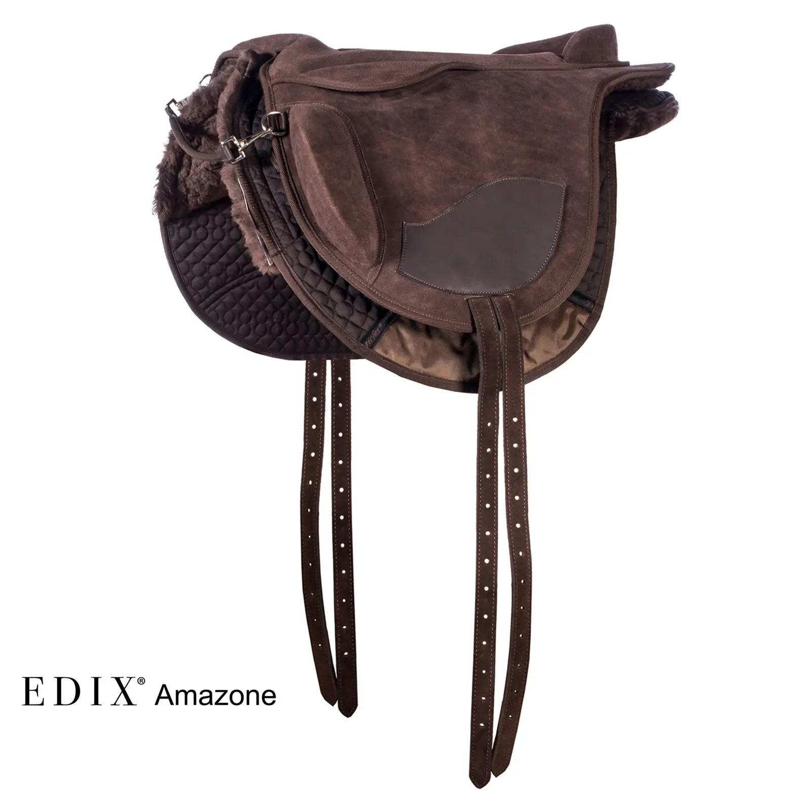Saddle pad for horses in fur Edix Saddles Amazone