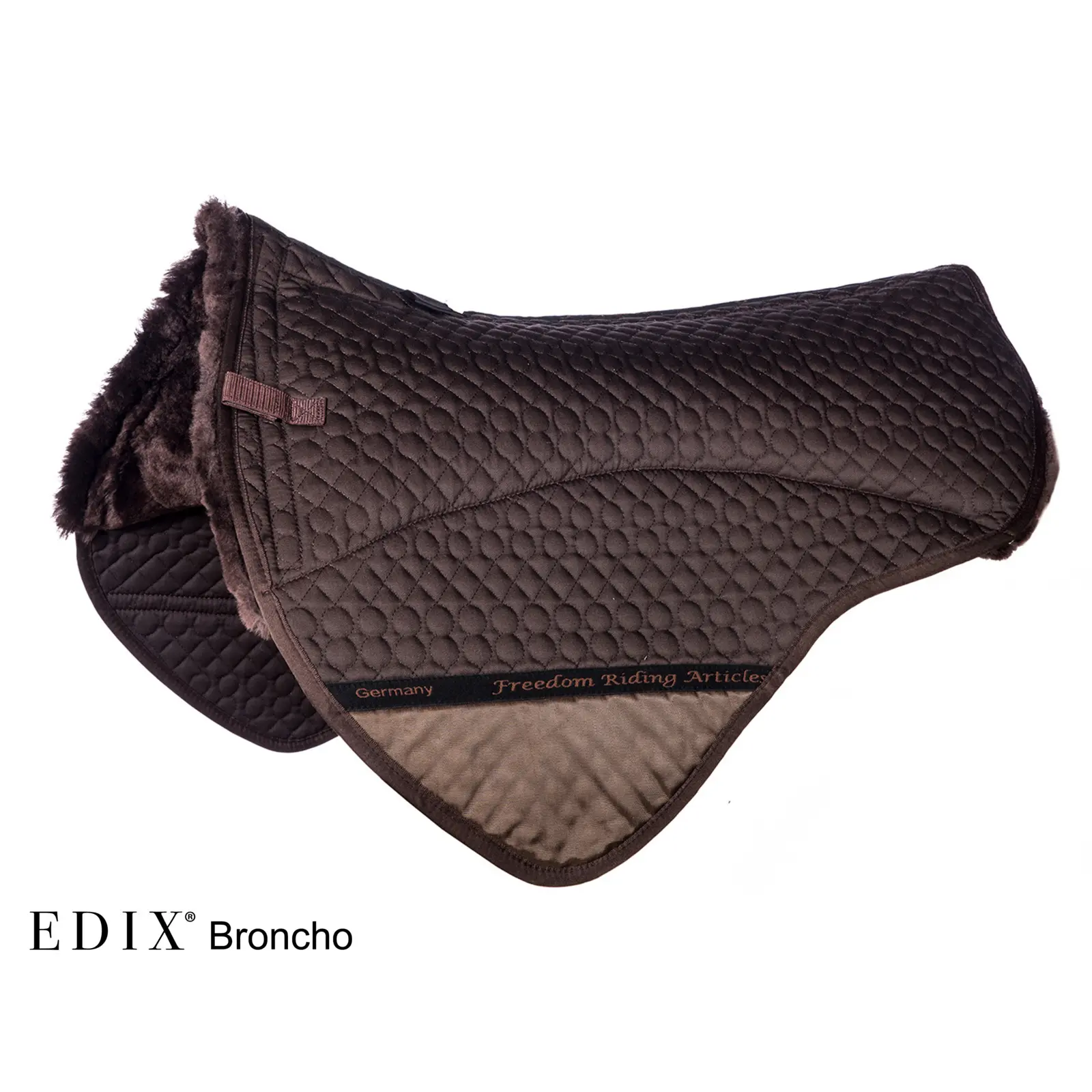 Saddle pad for horses in fur Edix Saddles Broncho