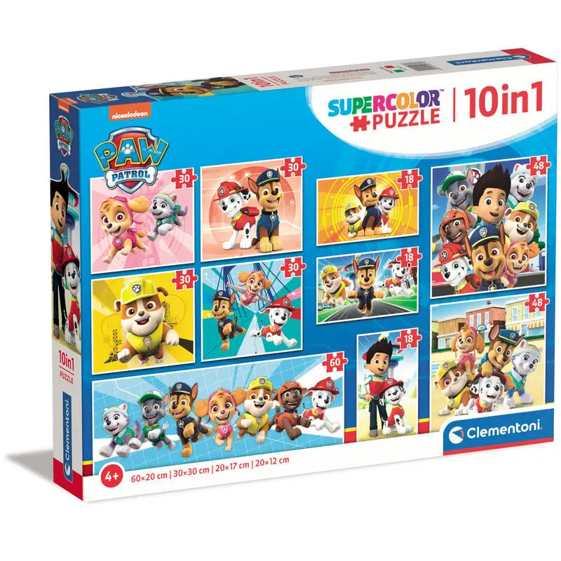 Puzzle mit 18+30+48+60 Teilen Educa Borras Paw Patrol