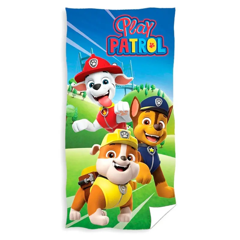Educa Borras Unisex Kids Green Towel Paw Patrol