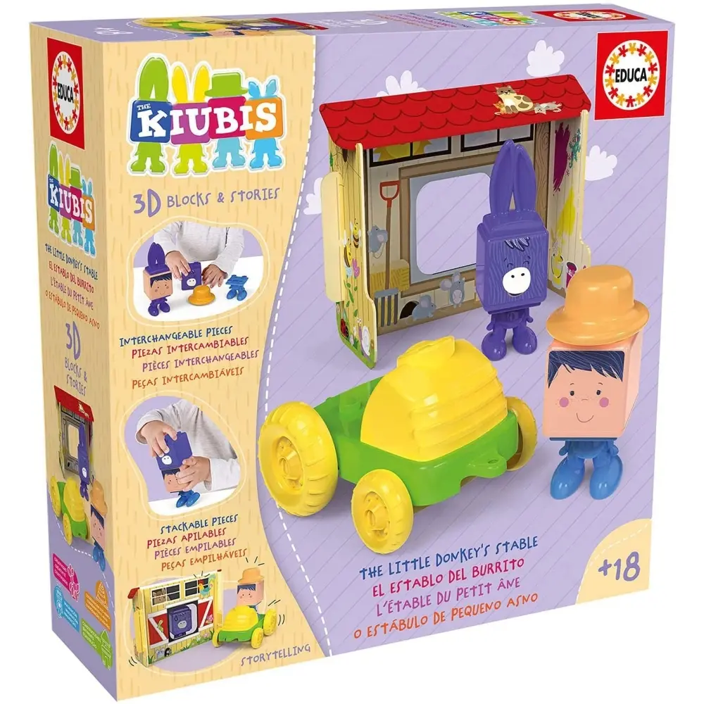 Das 3d-Szenario der Burritoscheune Educa The Kiubis