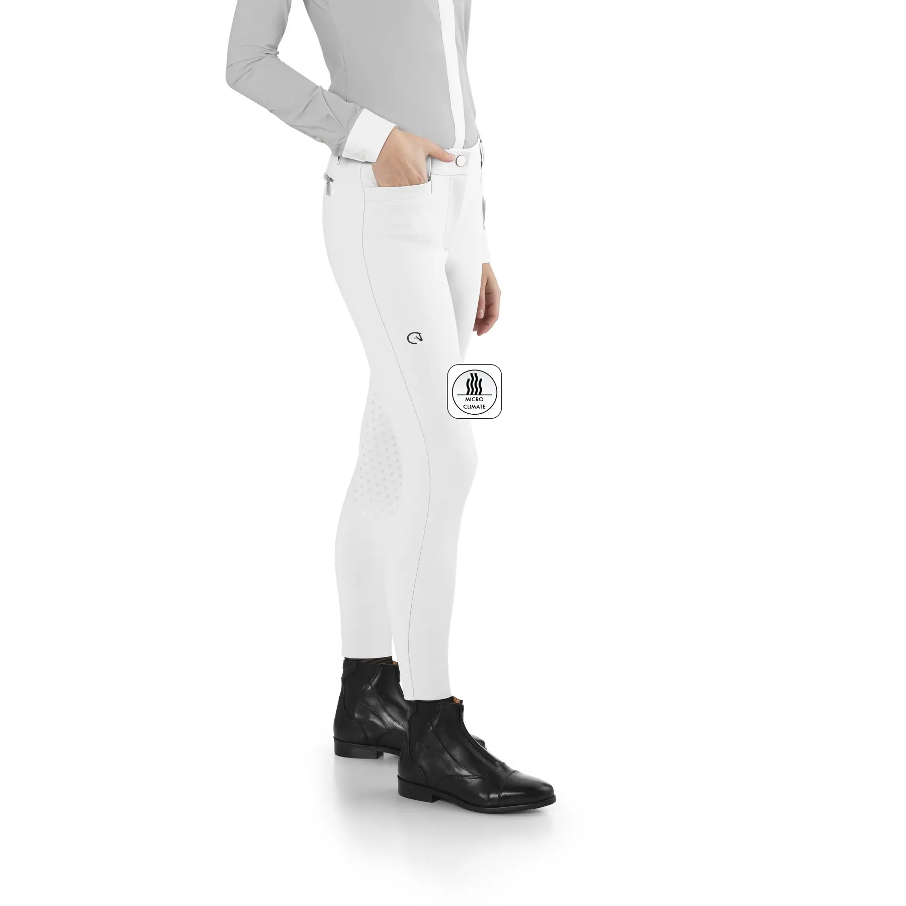 Pantaloni da equitazione full grip da donna Ego 7 Jumping WI