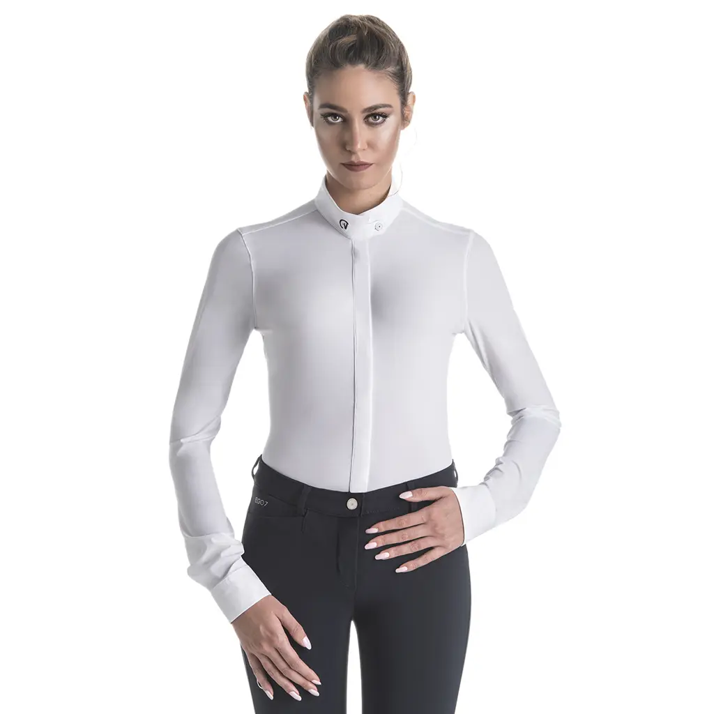 Polo da equitazione a maniche lunghe da donna Ego 7