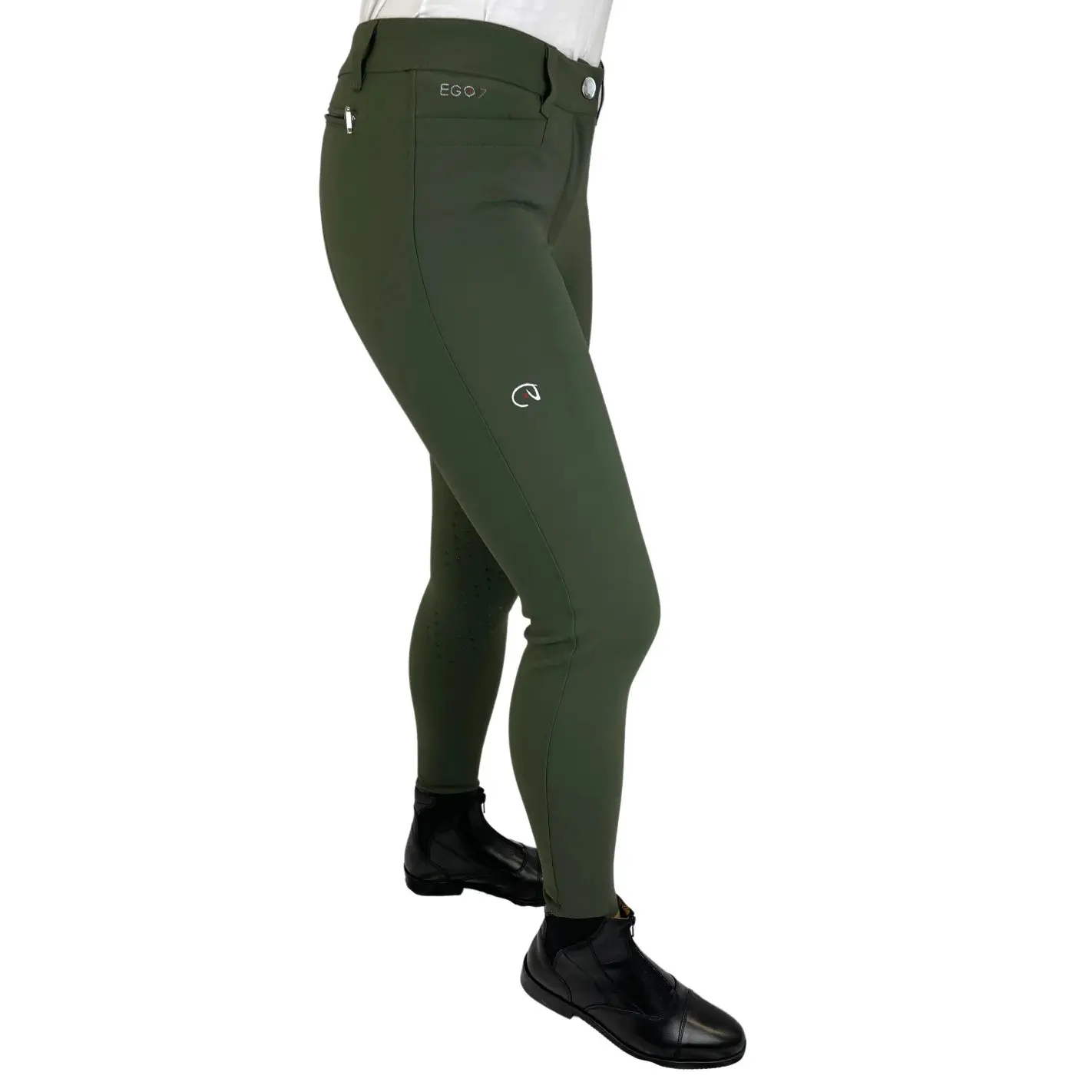 Pantaloni da equitazione full grip da donna Ego 7 Jumping EJ Breech