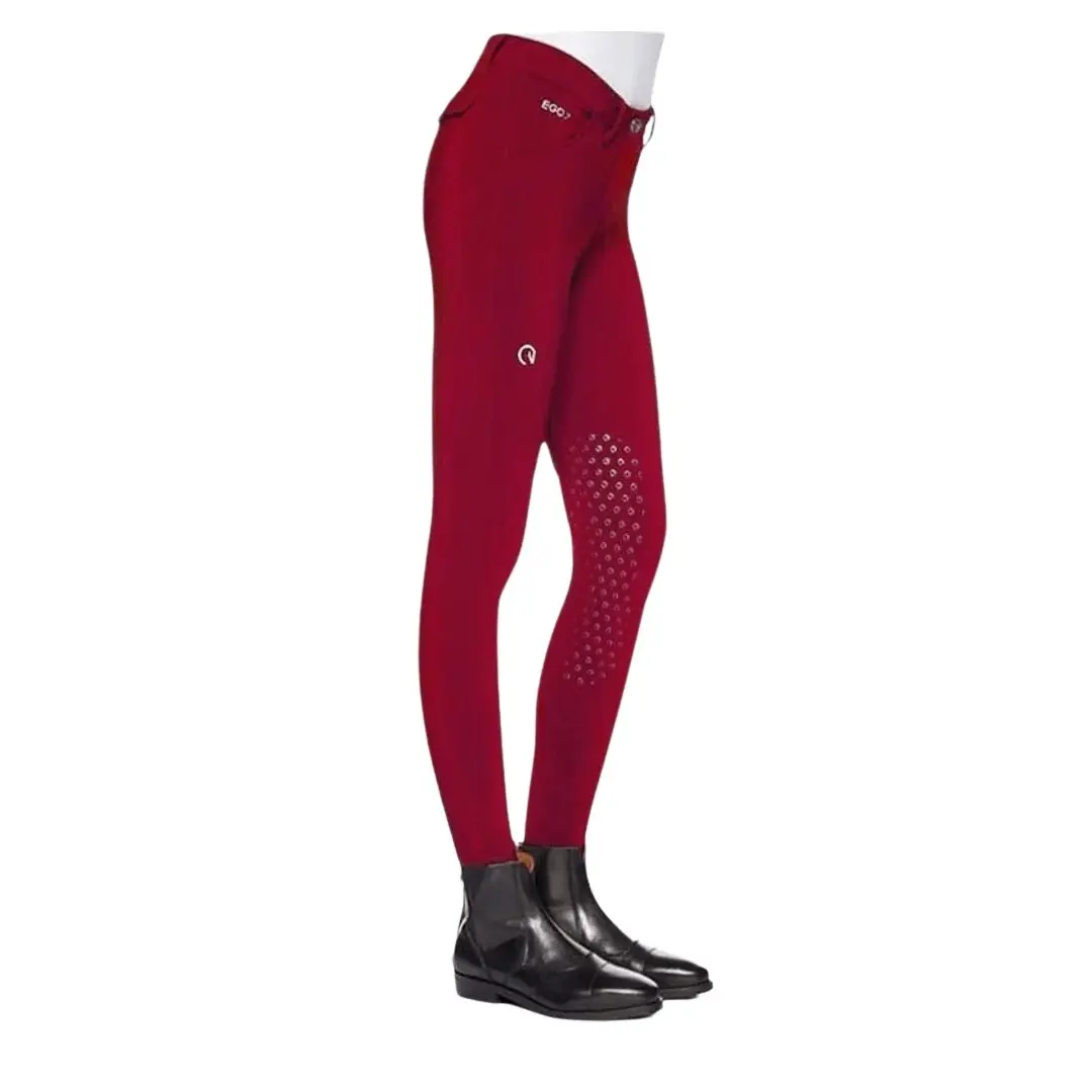 Pantaloni da equitazione da donna a media aderenza Ego 7 Jumping PT