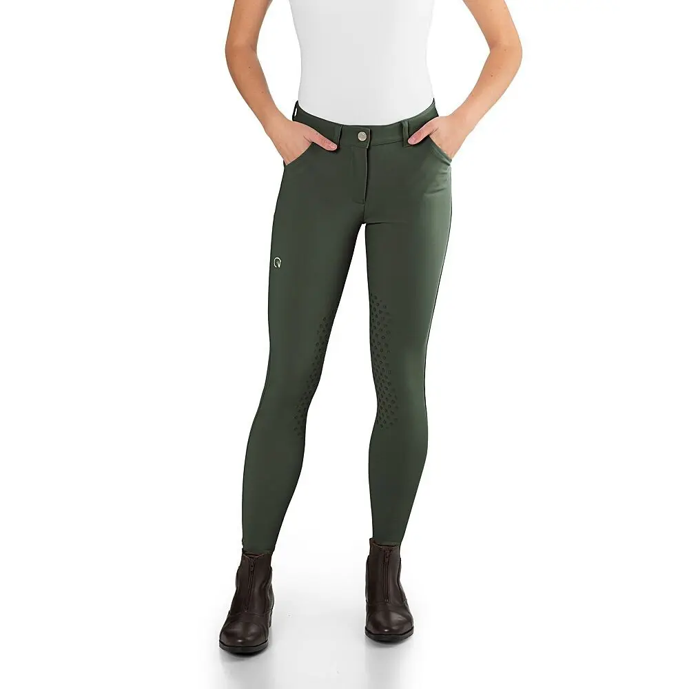 Pantaloni da equitazione da donna a media aderenza Ego 7 Jumping PT