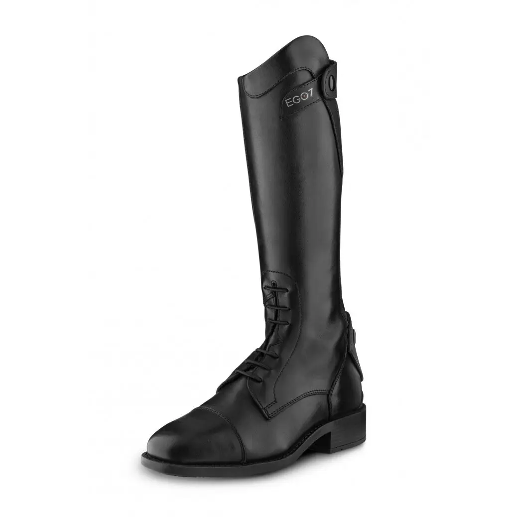 Reitstiefel mit Schnürsenkeln Kind Ego 7 Aster