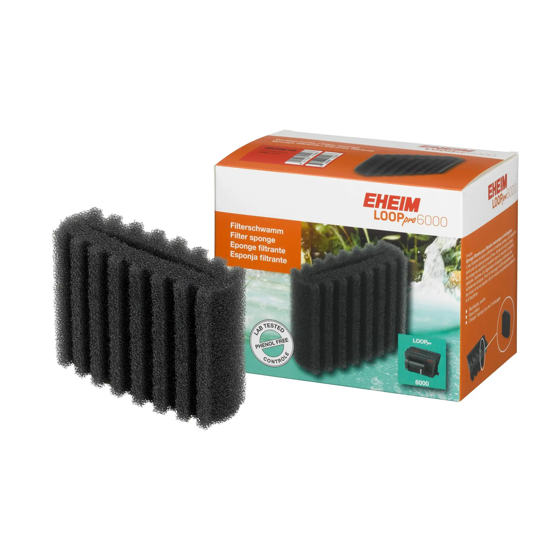aquarium filter sponge Eheim Looppro 6000 (x2)