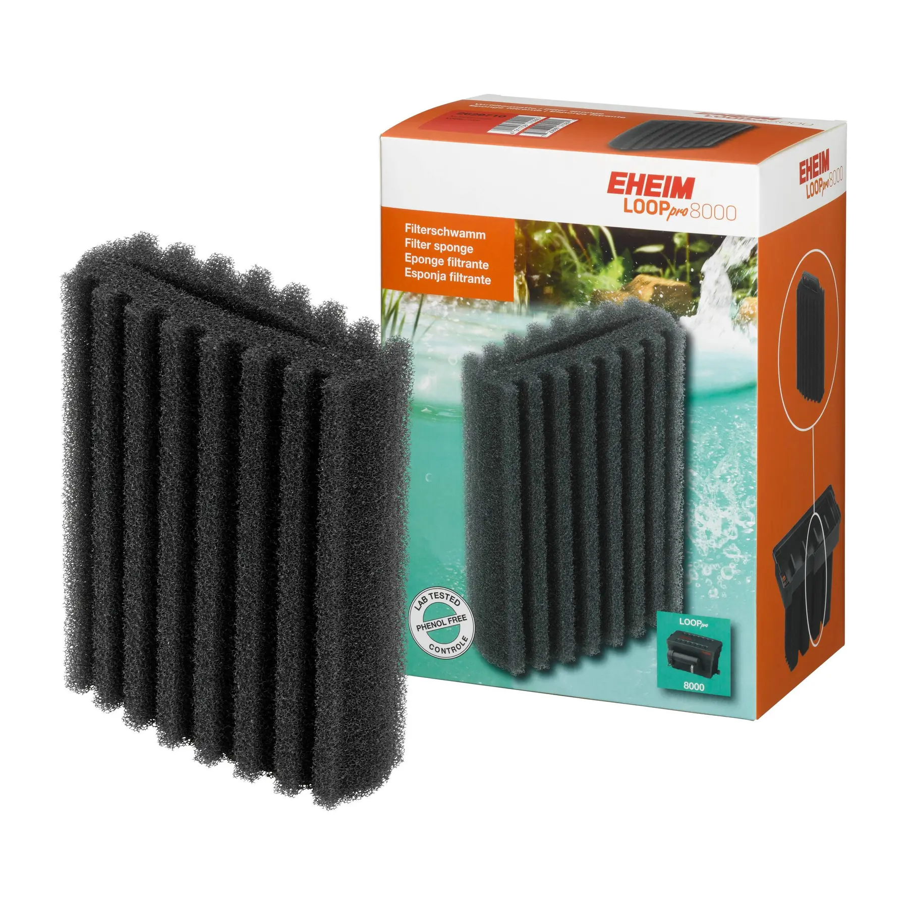 aquarium filter sponge Eheim Looppro 8000 (x2)