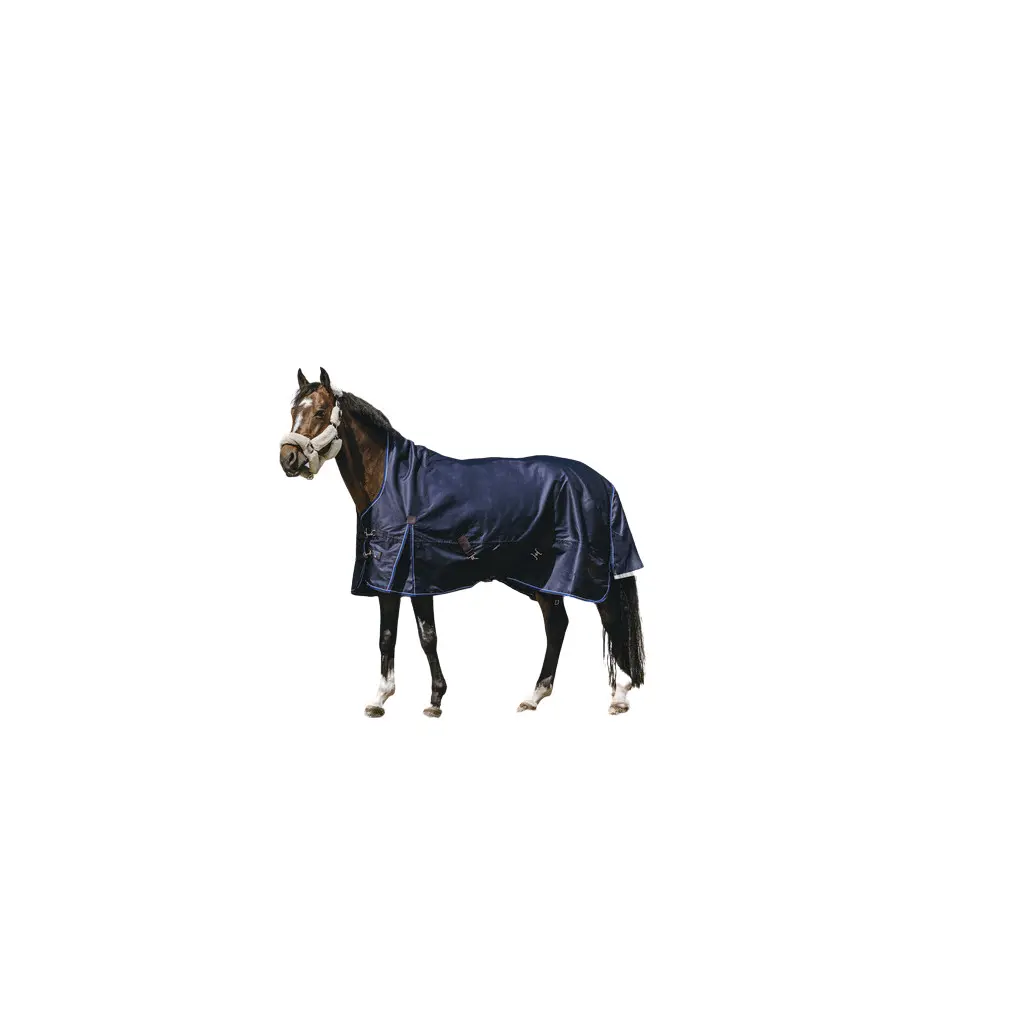 Pferdedecke für draußen mit Stehkragen Equithème Classic 1200D 0g