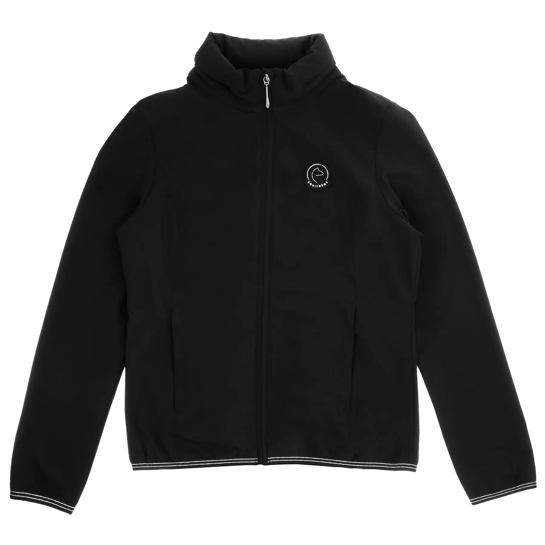 Water-resistant zip-up hooded jacket Equithème Je t'aime Dakota