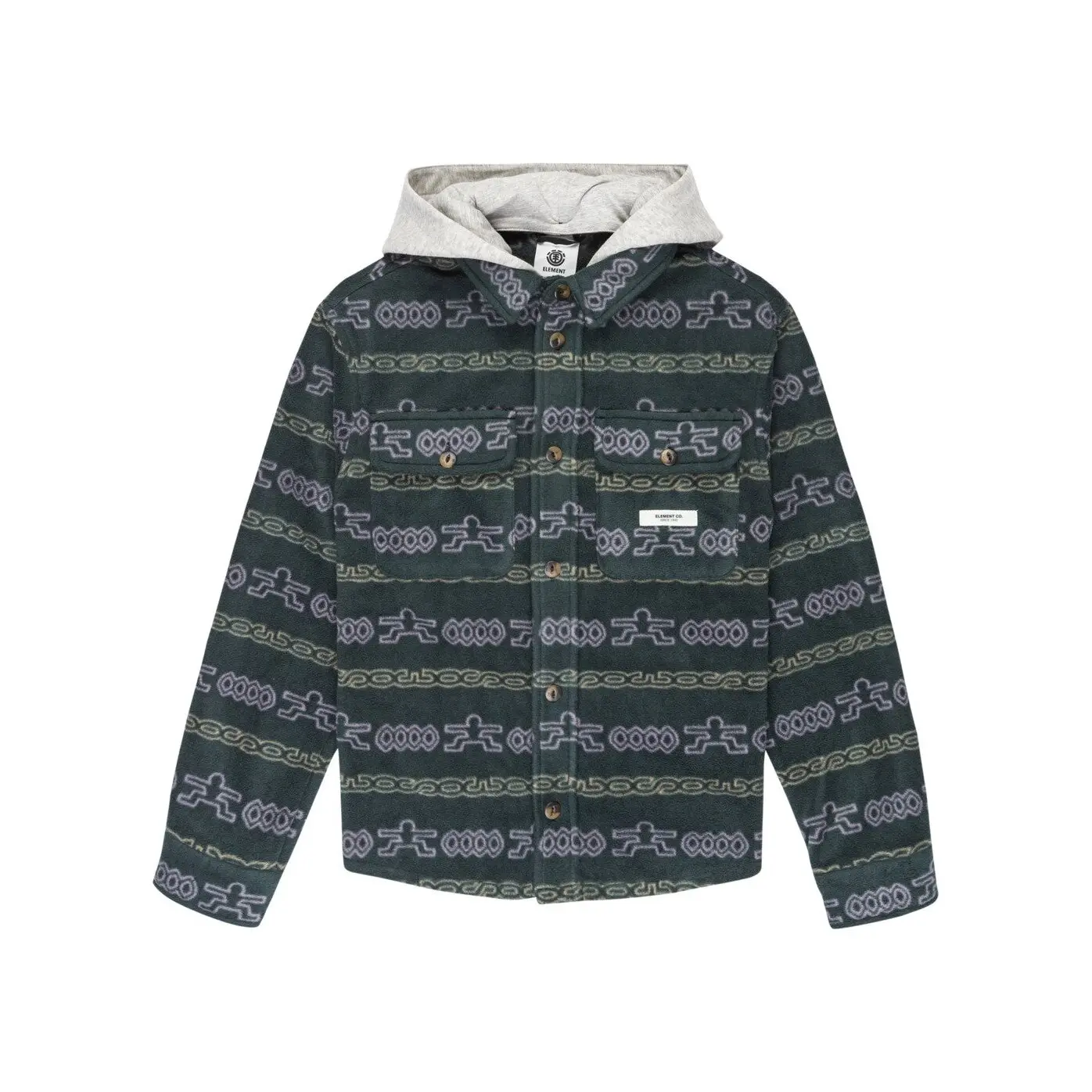 Surchemise manches longues à capuche enfant Element