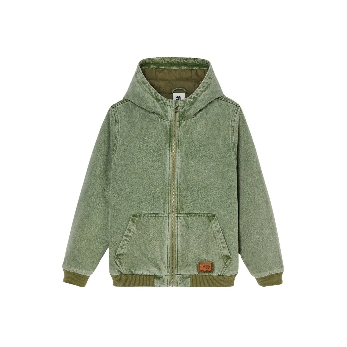 Veste en jean à capuche enfant Element Dulcey Color