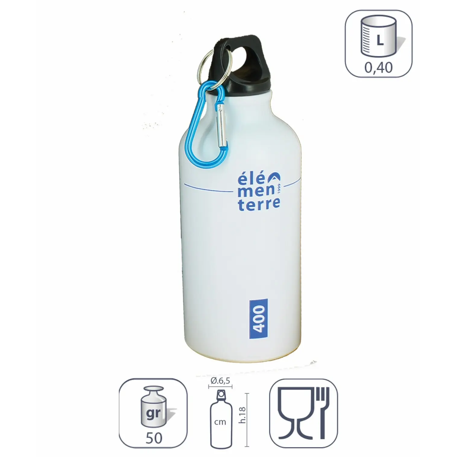 Trinkflasche Aluminium Élémenterre Pear